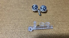 1957 CHEVY BEL AIR HEADLIGHTS & LENSES 1/25 AMT NEW Model PARTS