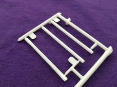 1991 Chevy S-10 Lowrider BOX / BED CROSSMEMBERS from Revell 1:25 Model Kit