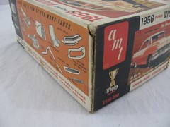 1965 AMT 1/25 Trophy Series 1956 Ford Victoria 3 in 1 Model Car Kit #2156 Read!