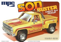 1:25 MPC 972 1981 CHEVY STEPSIDE PICKUP SOD BUSTER PLASTIC MODEL KIT NIB