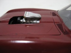 AMT/ERTL Maroon 1963 Chevrolet Corvette Conv 1/25 Scale Built Model Kit #6774