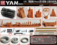 1/35 German Nevelwerfer42 210mm Rocket Launcher w/HE Canisters PE Detail-up Set