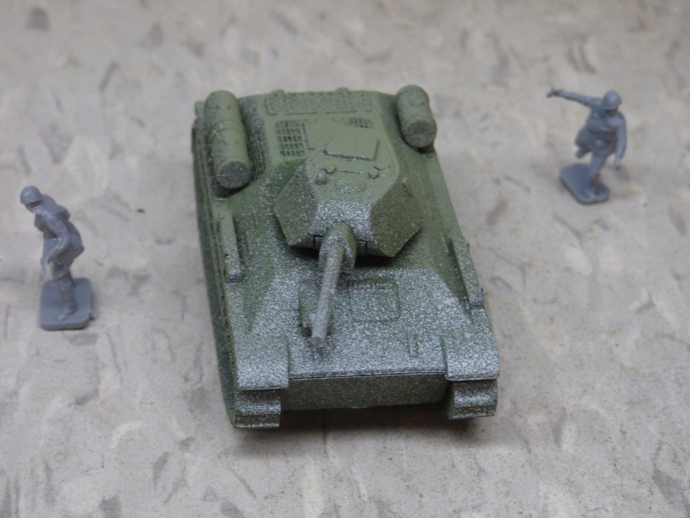 MIR / Roco Minitank Compatible WWII Russian T-34/76 & Airfix Soldiers Lot#7401B©