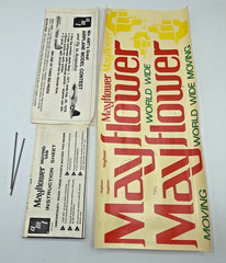 Vintage AMT Mayflower Moving Van Trailmobile 1/25 Model T514 Semi Trailer 1978