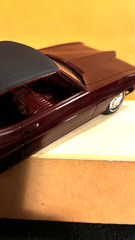 MPC 1/25 1969 PONTIAC BONNEVILLE HT BURGANDY DEALER PROMO CAR W/ORIGINAL BOX