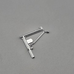 Monogram 1/24 Black Widow Hot Rod Parts Kitbash Chrome Shift Lever #34