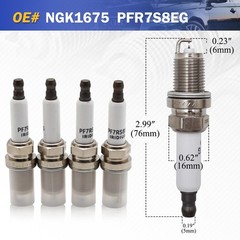 Iridium Spark Plug Pack Of 4 Compatible Audi A3 A4 A5 A6 Q3 Q5 R8 RS5 TT VW CC