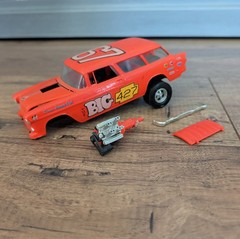 Vintage Amt 1955 Chevrolet Nomad Station Wagon 1/25 Scale Built Model