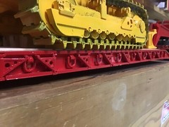 1/24-1/25 Scale Truck Trailer Model Accessories Lowboy Trailer Outriggers