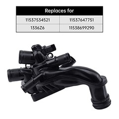 Thermostat Housing Assembly, 11537534521, Compatible with 2007-2013 Mini
