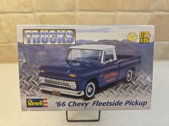 Revell ’66 Chevy Fleetside Pickup 1:25 scale, Kit #85-7225 !!Factory Sealed!!