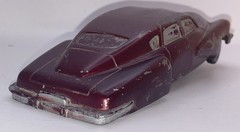 1948 Tucker Torpedo Promo 1/25 Maroon Budd’s Aero Casting – Missing Ashtray