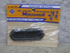 Roco Minitanks (NEW) 1/87 WWII US Rubber Assault Craft W/2 Paddles Lot #6252K