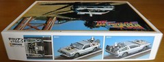 Rare BACK TO THE FUTURE Ⅲ DeLorean Model Kit With railroad track display stand