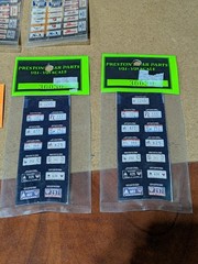 Prestons Car Parts – #2 – 1:24 Scale – Assorted License Plate Decals – NOS