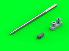 1/35 17pdr Sp M10 Achilles Ordnance Qf 17pdr 76.2mm Gun Barrel For Academy