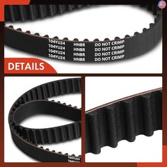 A-Premium Engine Timing Belt Compatible with Honda Civic 1992-2000 1.6L, Civic
