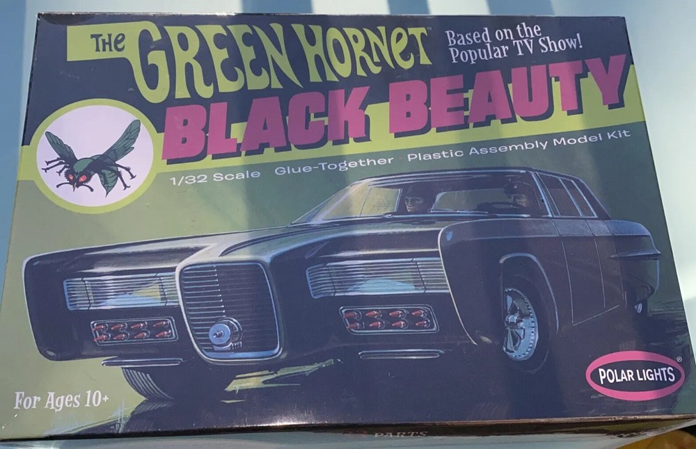 Green Hornet Black Beauty Plastic Assembly Glue-Together 1/32 Scale Model Kit(MK