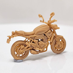 1/64 XSR700 Motorcycle Model Scale Garage Accessories Colorless 1pc