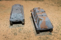 Roco Minitanks (2) WWII German half -tracked DBGM made Austria