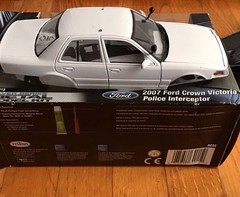 TESTORS 640015 2007 FORD CROWN VICTORIA POLICE INTERCEPTOR (opened,looks comp)