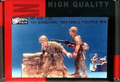 Hobby Fan 1/35 HF-539 US 101 Airborne 1965-1966 (Vietnam War) – 2 Figures w/Base