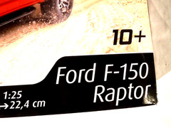 1/24 Revell American Truck Ford F 150 Raptor # 07048 Easy Click System 10+