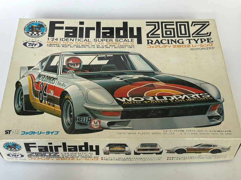 Tokyo Marui Plastics Datsun Fairlady 260Z 1/24 scale model car kit NIB