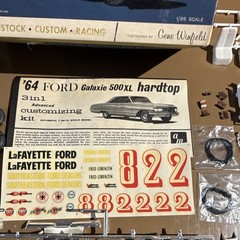 AMT 1964 Ford Galaxie 500XL Hardtop Unassembled Plastic Model Kit