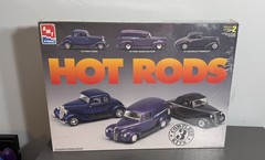 AMT ERTL 3 model car kits HOT RODS ’34 ’40 Ford ’37 Chevy New Old Stock