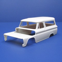 NB335 Jimmy Flintstone 1:25 scale 1966 Chevy Suburban Blazer resin car body