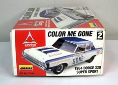 Lindberg 1:25 1964 Dodge 330 SS Color Me Gone Model Kit 72156