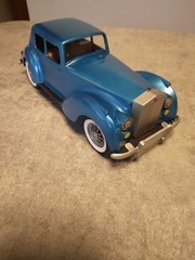 IDEAL ITC LATE 1930S STYLE ROLLS ROYCE 1:24 BUILT PAINTED DETAILED MODEL C.1950S