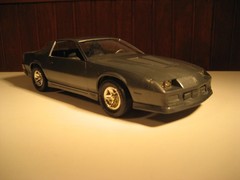 1988 Camaro IROQ-Z Dealer Promo Model Medium Gray Metallic Gold Wheels w/ Box