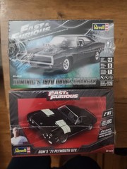 Revell Fast & Furious Lot 1/25 1970 Dodge Charger And 1/24 1971 GTX Sealed