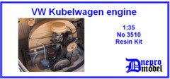 Dnepro Model DM3510 – 1/35 VW Kubelwagen engine, scale model kit, Resin Kit