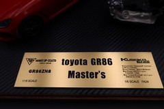 Kusaka Engineering / MAKE UP Co, Ltd. 1/18 SCALE TOYOTA GR86 Spark Red In stock