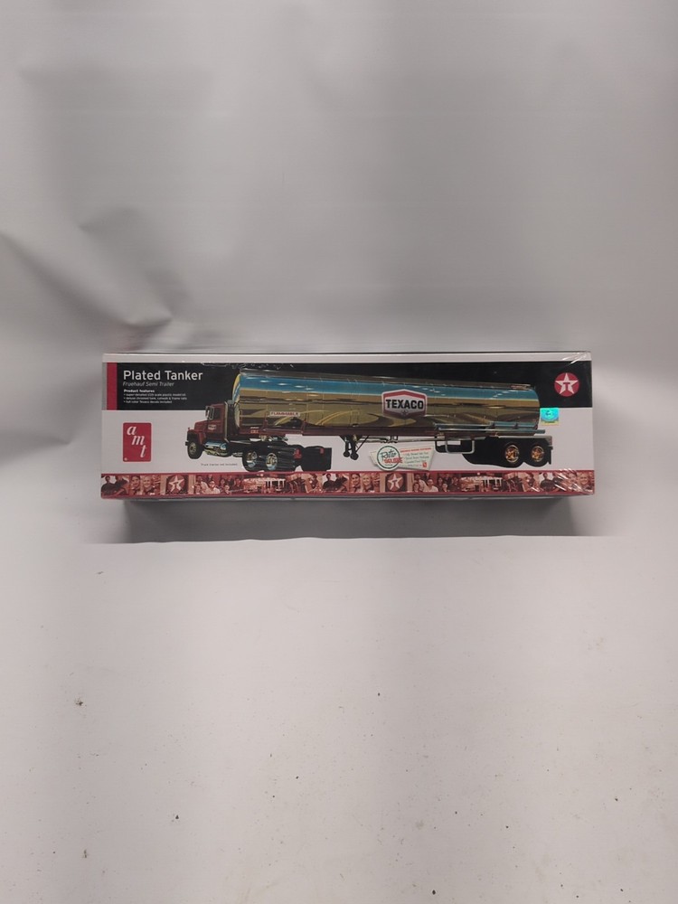 AMT Plated Tanker Fruehauf Semi Trailer Model Kit #AMT684/06 Factory Sealed