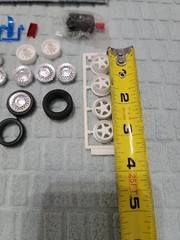 Testors Model mat poster Fujimi Ferrari Testarossa Parts Lot Vintage Tires Rims