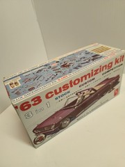 1963 FORD FAIRLANE 500 HARDTOP AMT ’63 Issue 1/25 Plastic Model Kit “COMPLETE”