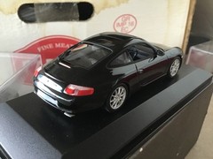 1/43 MINICHAMPS PORSHE 911 , Carrera 4, 2003, black met. mint ++!