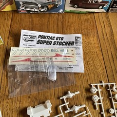 MPC 939 1/25 Pontiac GTO Super Stocker Plastic Model Kit INCOMPLETE