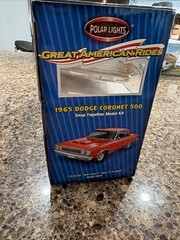 POLAR LIGHTS 1965 DODGE CORONET 500 WHITE PAINT FACTORY SEALED! CIRCA 2004! VMCP