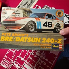 Revell Pete Brock BRE Datsun 260Z H-1402 Model Kit Open Box Partially Started