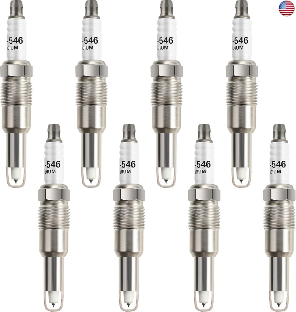Iridium Spark Plugs 8 Pack SP515 SP546 Compatible with 2004 2005 2006 2007 2008