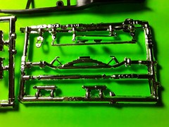 32 1932 Ford Sedan Delivery 1/25 frame chassis chrome rear end axle model parts