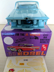 ULTRA RARE! ORIGINAL VINTAGE AMT 1959 EDSEL CORSAIR JR KIT *100% COMPLETE *L@@K!