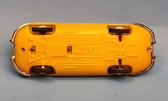 ZEE. Jaguar XKE Conv. All Plastic. 2 Screw Base. FRICTION MOTOR, Works 1/43