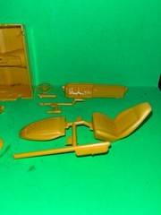 Revell 71 Plymouth GTX Interior ONLY From Kit 7608 What is Pictured Only !
