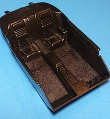 78 PONTIAC TRANS AM INTERIOR TUB AND SHIFTER- MONO 2716 MODEL CAR KIT PARTS LOT